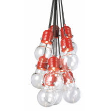 Lampe suspension en verre à design moderne avec support 10 (MD4119S-10R)